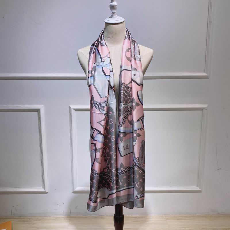 LV silk scarf 90-180cm E04 (27)
